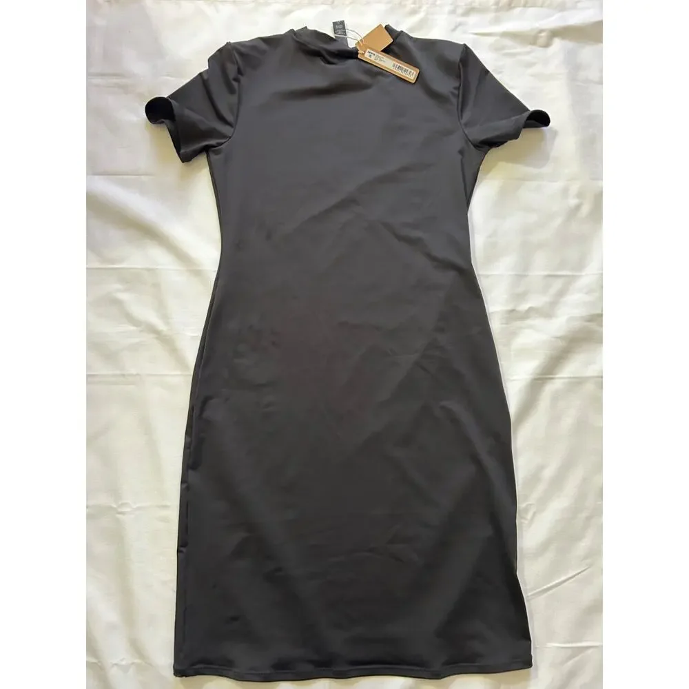 Skims NWT Recycled Swim Dress Black Size Large